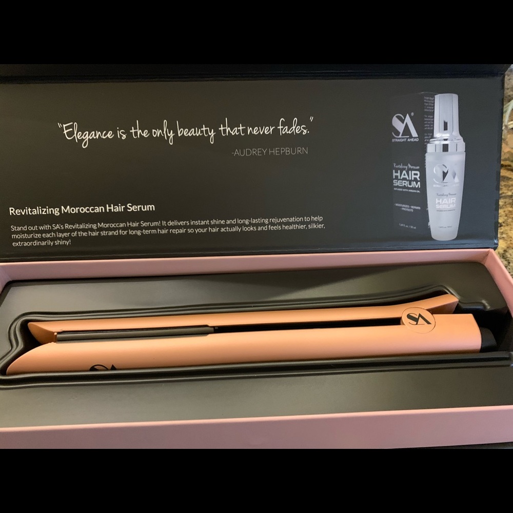 Flat iron by straight head beauty
